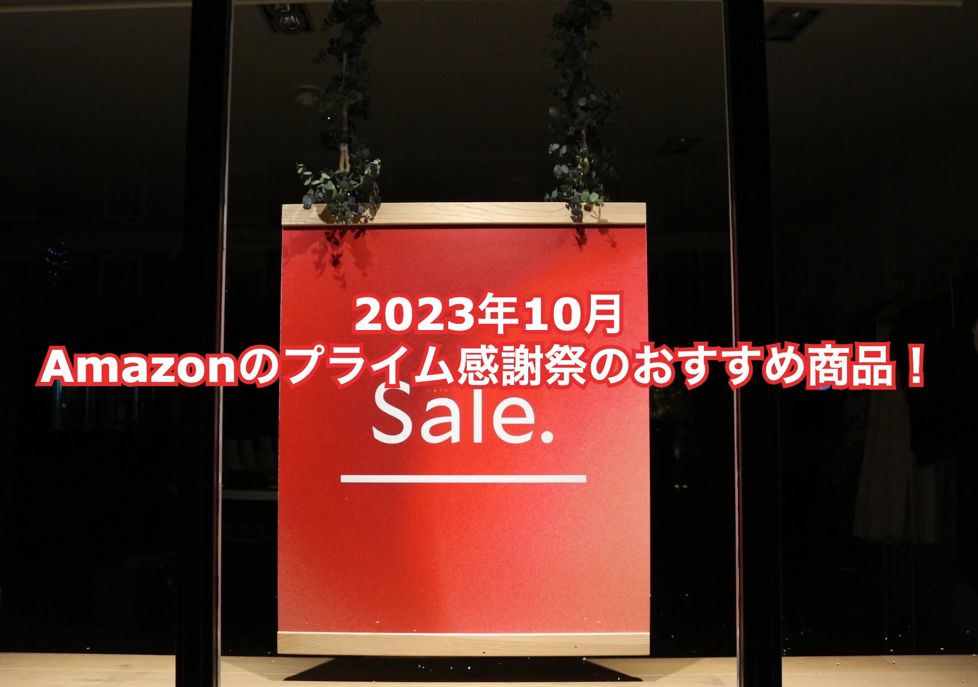 2023年10月のAmazonのプライム感謝祭のおすすめ商品！