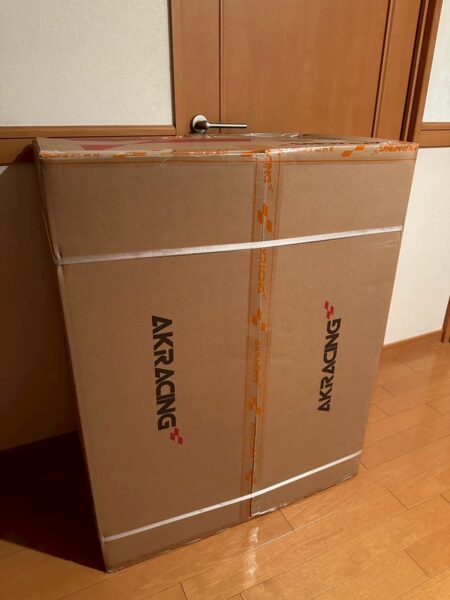 AKRacing Pro-X JPの段ボール箱