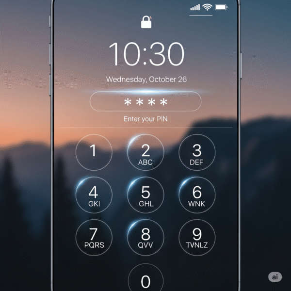 AndroidのロックをPINコードで解除