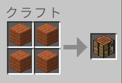 マインクラフトの作業台の材料