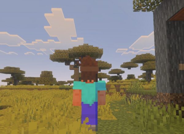 序盤の原木あつめは石の斧で効率アップ！