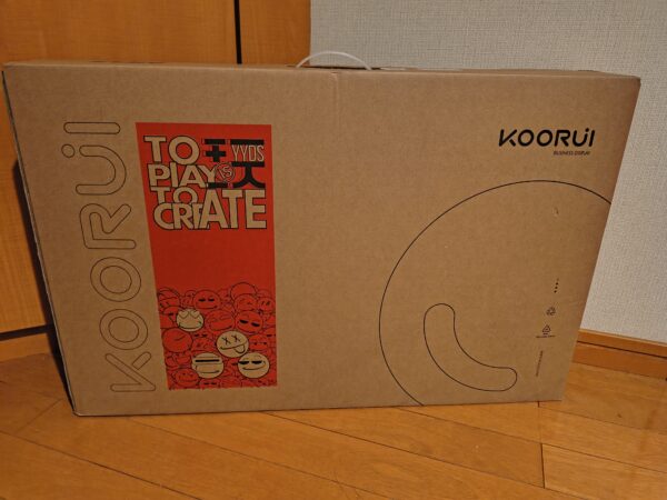 KOORUI N07のダンボール