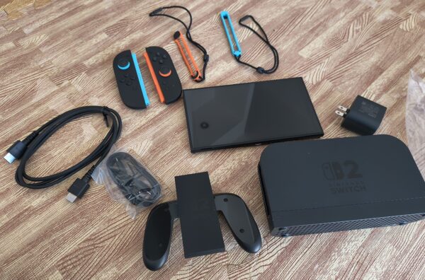 イオンモールのSwitch2の箱の中