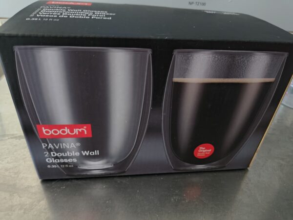 BODUM PAVINA ダブルウォールグラスの箱