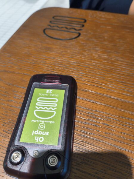 シェイクシャックの呼び出し機